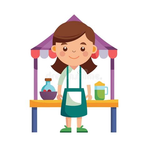 Juice Market Stall Cartoon 的图像结果