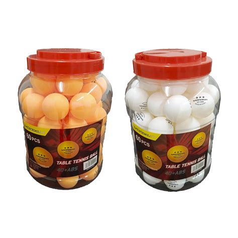 3-Star Table Tennis Balls 60pk (SG-1321) - Sports & Games