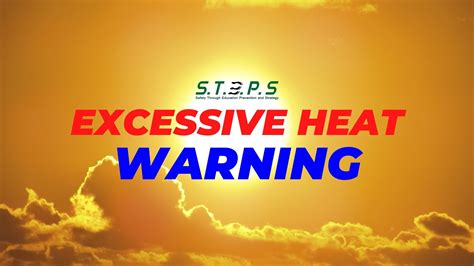 Excessive Heat Watch Upgraded to a Warning – safety steps