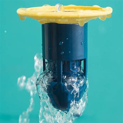 Buy Multi-Size Drain Backflow Valve – Odor Sealing Plug with Grid Net ...