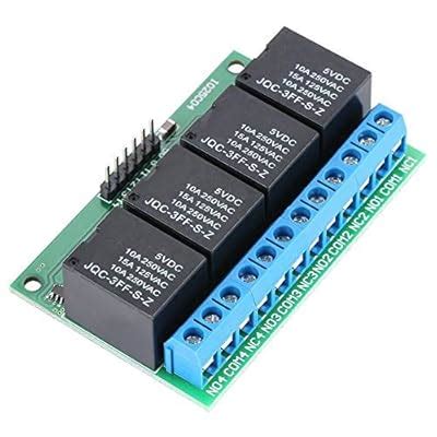 Buy Relay Module 5V 4 Channel Flip Flop Latch Relay Bistable Self ...