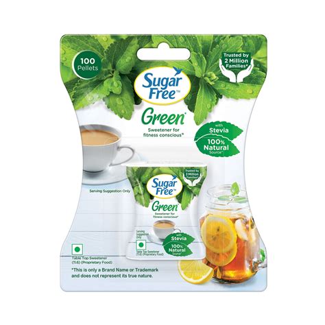 Sugar Free Green Stevia, 100 Pellets |100% Plant-based Natural Sweeten ...
