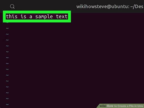 Image result for How to Create a File Using Unix Command