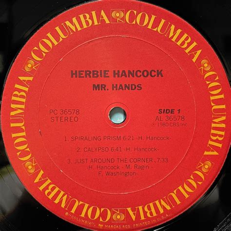 代購代標第一品牌－樂淘letao－【US盤】 Herbie Hancock Mr. Hands(PC 36578,Pitman Pressing)