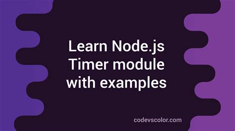 Image result for Node Timer