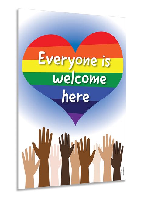 Zoco Everyone Is Welcome Here Poster 12 X 18 In | Desertcart Philippines