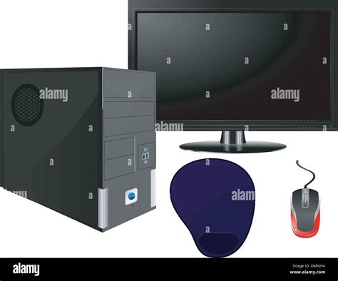 Set of computer components Stock Vector Image & Art - Alamy