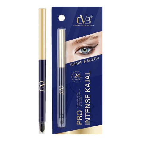 CVB PRO INTENSE KAJAL 24UP TO SHARP & BLEND Jet Kajal C155 – CVB Cosmetics