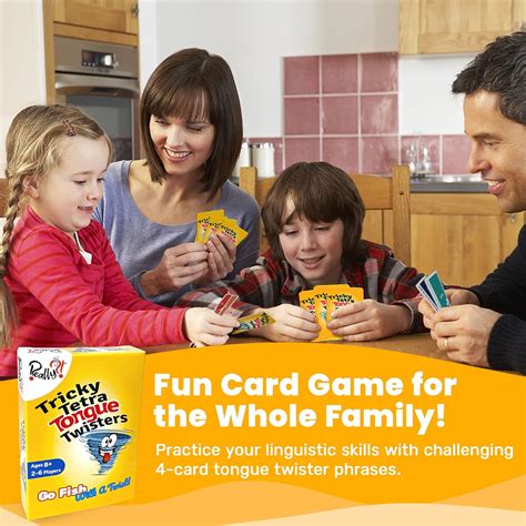 Buy Tricky Tetra Tongue Twisters Card Game, Fun Learning Games ...