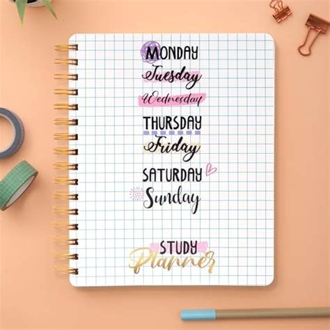 Doodle Undated B5 Study Planner: 240 Ruled 90 GSM Pages with Spiral ...