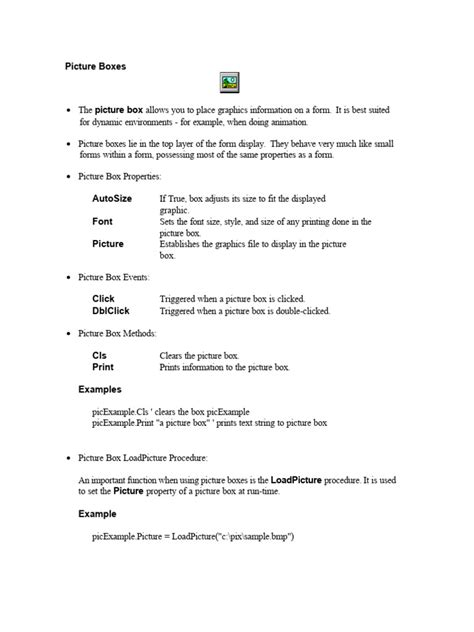 Image result for PictureBox Tutorial