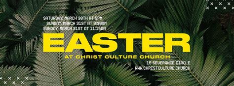 Easter at Christ Culture Church, 15 Severance Circle, Cleveland Heights ...