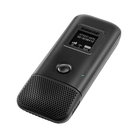 Shure MXW6X Boundary Transmitter w/ Omnidirectional Microphone [MXW6X/O ...