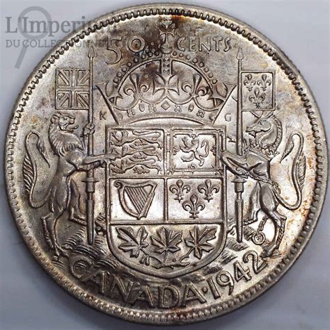 Canada - 1942 50-cents - EF-45 L'Imperium Du Collectionneur