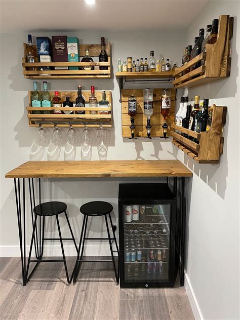 Ultimate Complete Home Bar Set up - Beaumont Optics With Wine, Vodka ...