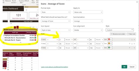 Solved: Conditional Formatting / Icons not reflecting the ...