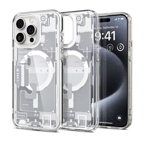 iPhone 15 Pro Max Ultra Hybrid Machinery Pattern Anti-Yellowing Zero O ...