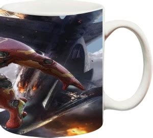 ANNI69 Ironman With Jet In Back Crash Ceramic Coffee Mug Price in India ...