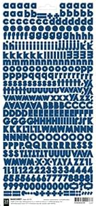 BasicGrey Basics Micro Mono Alpha Sticker, Navy : Amazon.in: Home & Kitchen