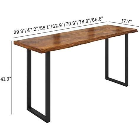 Hwijk Industrial Bar Table,Solid Wood Counter Height Bar India | Ubuy