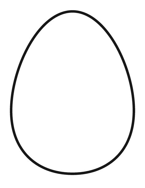 Easter Egg Outlines - Gift of Curiosity