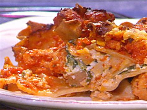 Turkey and Spinach Lasagna Recipe   Emeril Lagasse   Food  