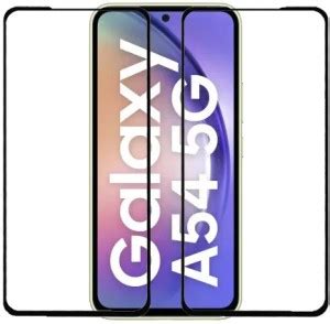 KMPERED Edge To Edge Tempered Glass for Samsung Galaxy A54 5G, Samsung ...
