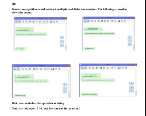 Image result for Desktop Program to Add Subtract Divide and Multiply Two Numbers