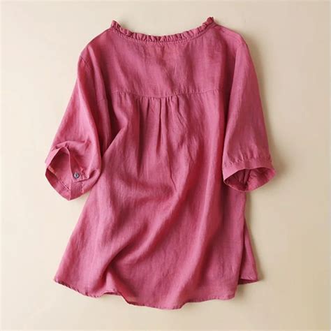 Pure Cotton Ruffled Neck Plain Top – Urban Vest