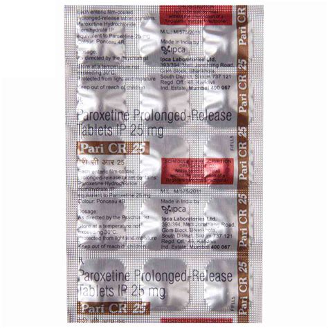 Pari CR 25 Tablet | Uses, Side Effects, Price | Apollo Pharmacy