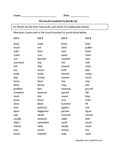 6Th Grade Vocabulary Worksheets Printable - Printable Worksheets