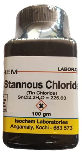ISOCHEM Stannous Chloride (100 GM) Assay -99% Min : Amazon.in ...