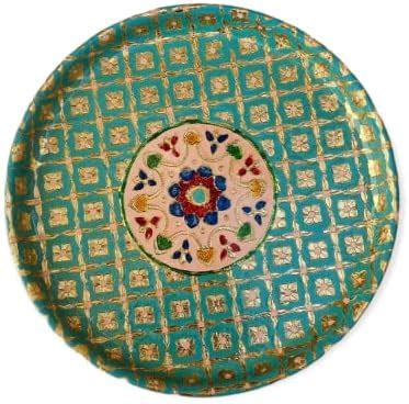 JH Gallery Handmade Decorative Pooja Thali, Puja Plate, Karwachauth ...