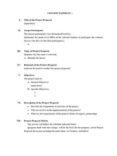 Image result for Example of Concept Paper Sample