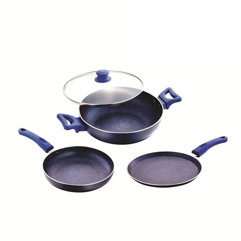 Buy UCOOK Speckle Finish Non-Stick Aluminium Induction Cookware Set ...