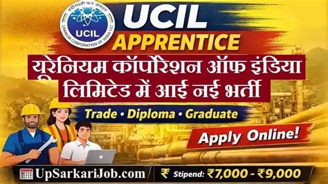 UCIL Apprentice Bharti 2026 10वीं/ITI/डिग्री पास के लिए मौका