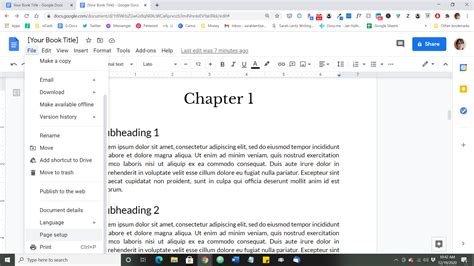 Image result for How to Format a Book Using Google Docs
