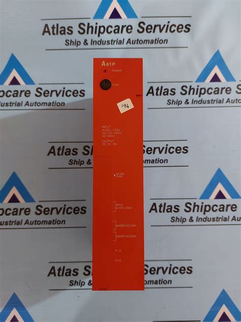 MITSUBISHI A61P MELSEC PROGRAMMABLE CONTROLLER – Atlas Shipcare Services