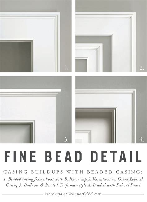 Beaded Casing, wood trim detail for windows, doors & more | WindsorONE ...