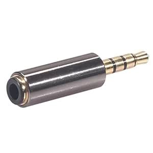 Milaan OMTP to CTIA Alloy Universal Earphone Headphone Mic Converter ...