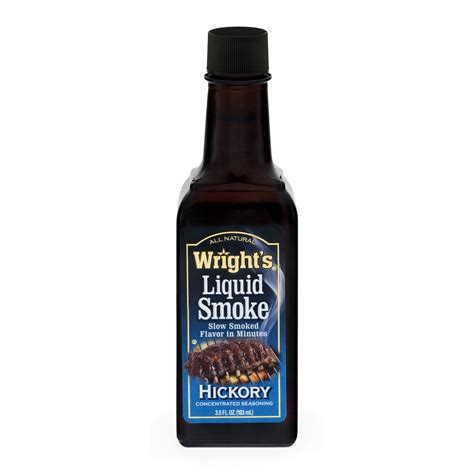 Wright's All Natural Liquid Smoke Hickory, 3.5 FL OZ - Walmart.com