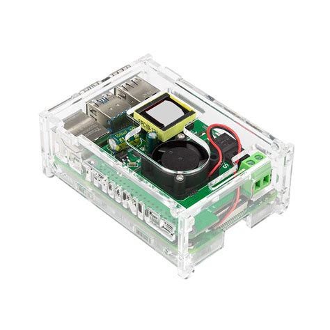 UCTRONICS PoE HAT for Raspberry Pi 4 with Case, 802.3at Power Over ...