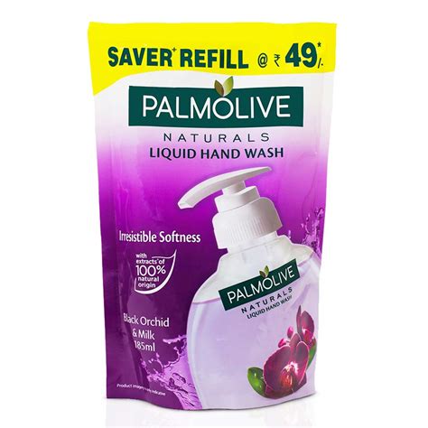 Palmolive Naturals Black Orchid & Milk Liquid Hand Wash, 185ml Refill ...
