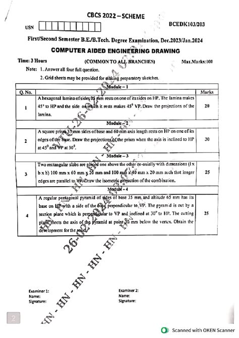 Question paper 6 - CBCS 2022 SCHEME USN Semester Degree Examination ...