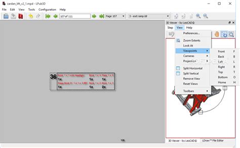 Lpub3d Tutorial 的图像结果
