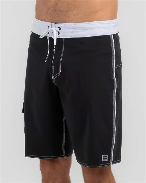 Shop Billabong Backbeach Pro Board Shorts In Black - Fast Shipping ...