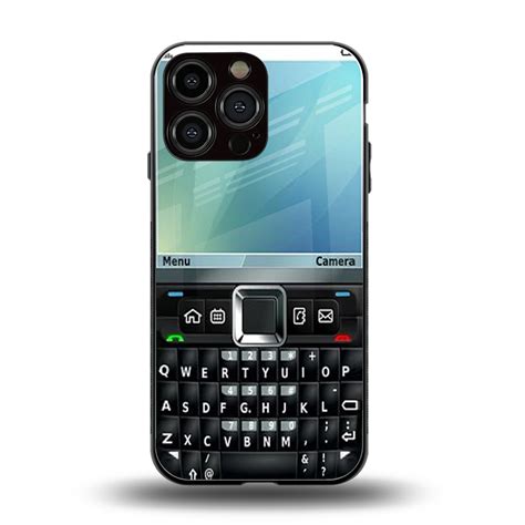 Qwerty Keypad Phone Case for Iphone 15 Pro Max | Glass Case – Boujee