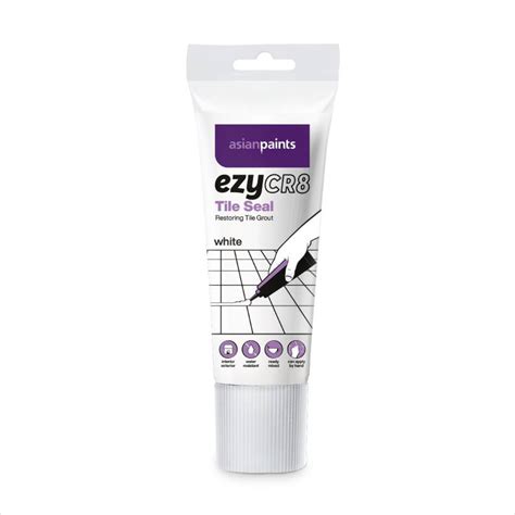 ASIAN PAINTS EzyCR8' Tile Seal, White 200 ml Adhesive Price in India ...