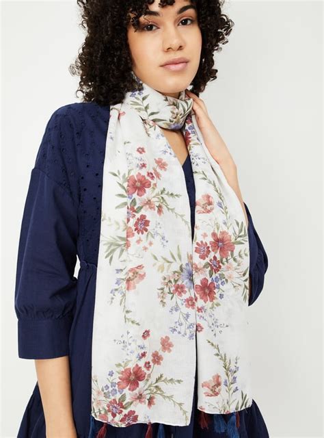 Buy Women Floral Printed Scarf Online at just Rs. 399.0 - 1000013494083 ...
