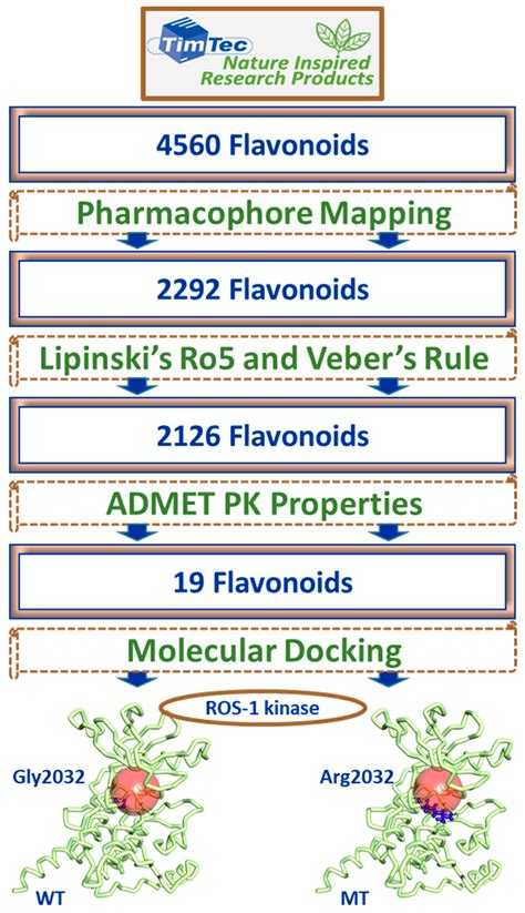 Identification of Flavonoids as Putative ROS-1 Kinase Inhibitors Using ...